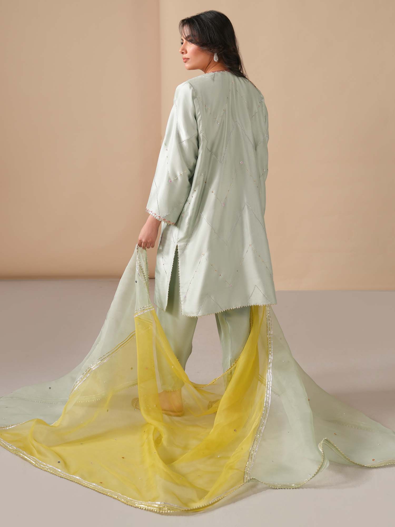 RAYA, SKINNY SHALWAR & DUPATTA - Image 4