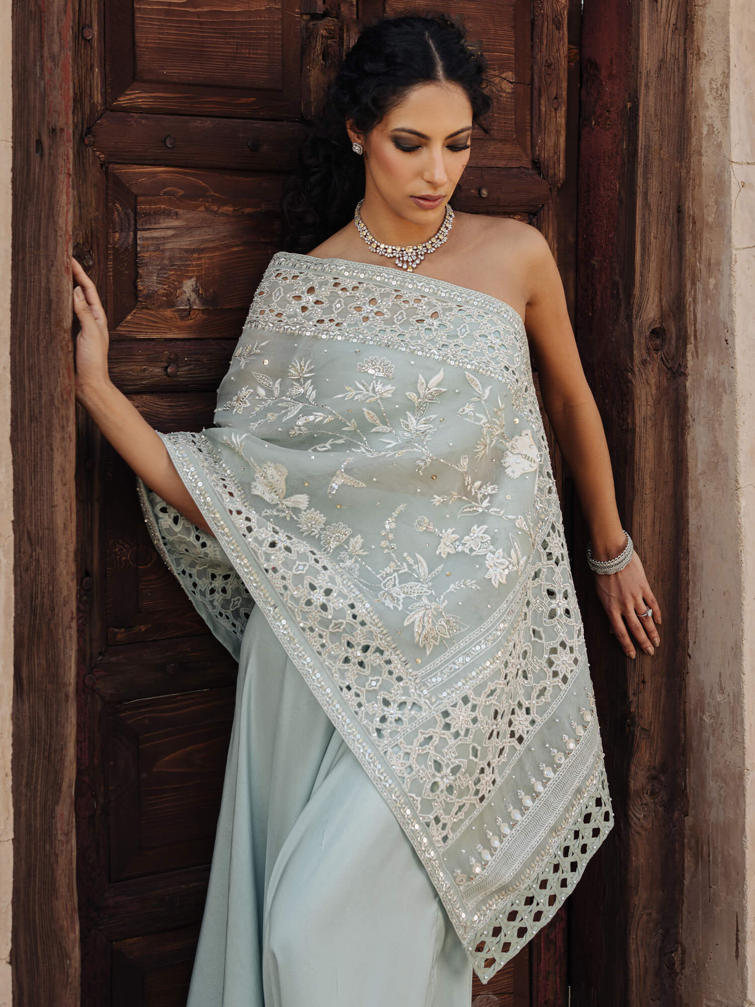 WRAP STOLE & PANTS - Image 2