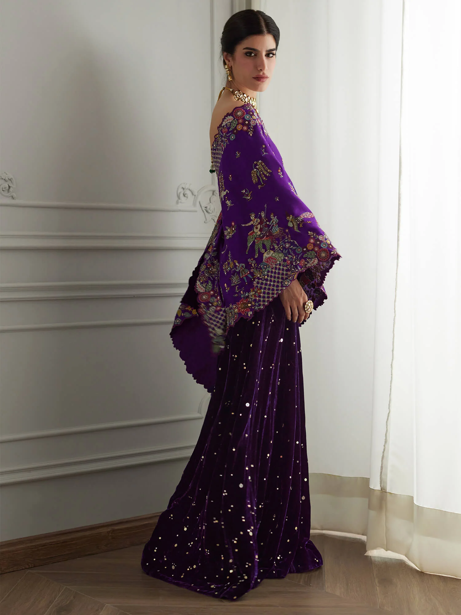 WRAP STOLE & SHARARA - Image 4